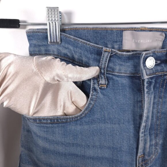 EVERLANE HIGH WAIST STRAIGHT Jeans Ankle Size‎ 25 - Picture 3 of 9